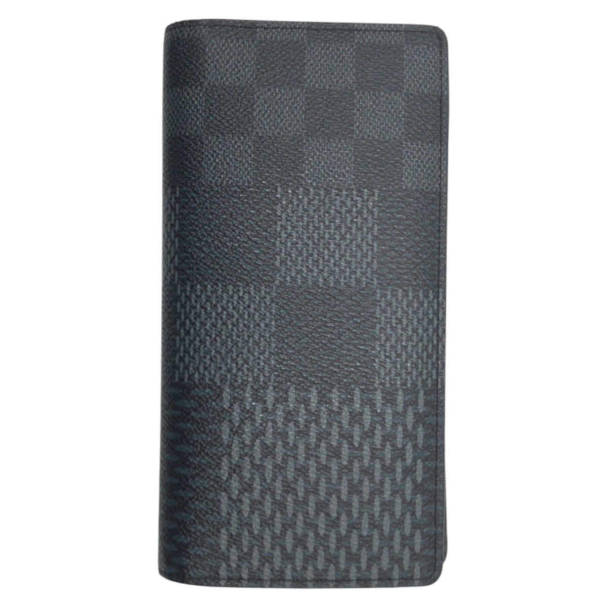 LOUIS VUITTON Long Wallet Purse N60436 PVC Black black Long Wallet Purse Damier Graphite 3D Portefeuille Brother NM mens