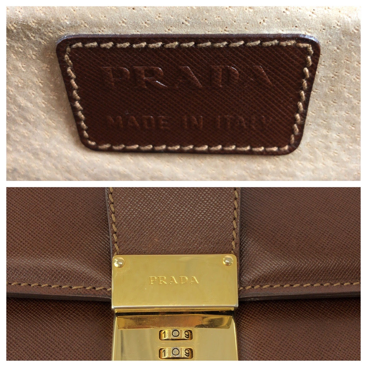 Prada Saffiano Leather Business Bag 500907