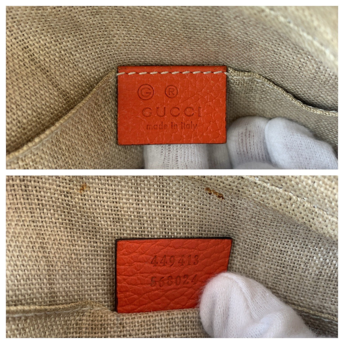Gucci GG Canvas/Leather Shoulder Bag 449413