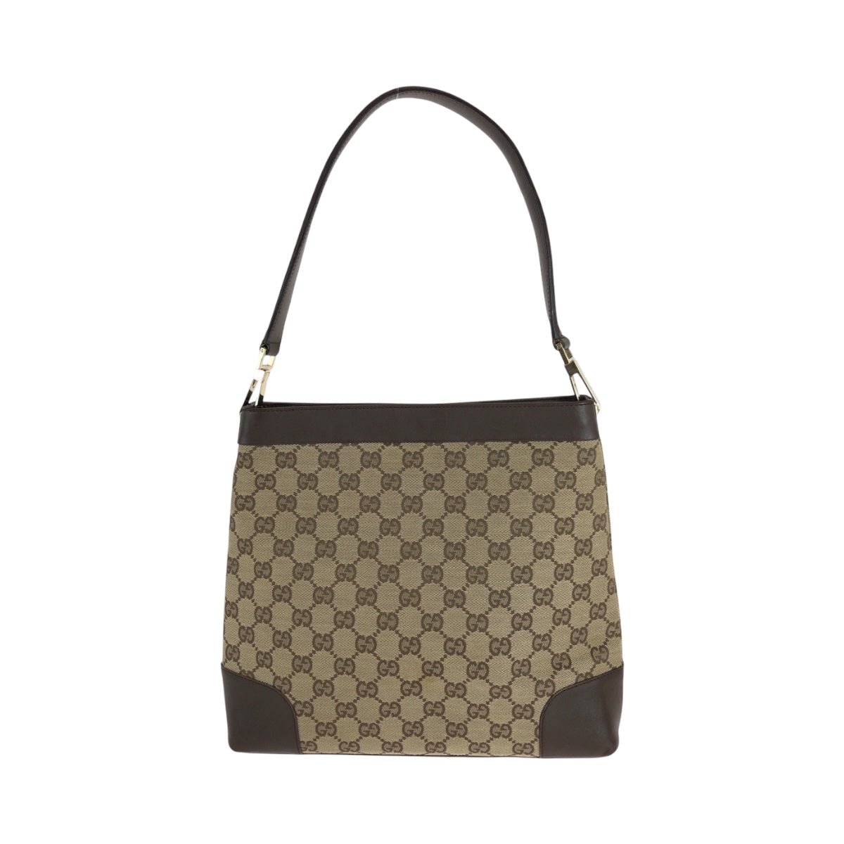GUCCI Shoulder Bag 001 4231 GG canvas Brown One Shoulder Bag Women Used