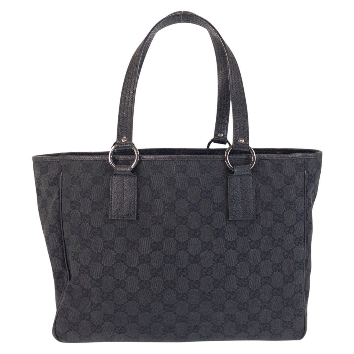 GUCCI Tote Bag 113017 GG canvas Black black