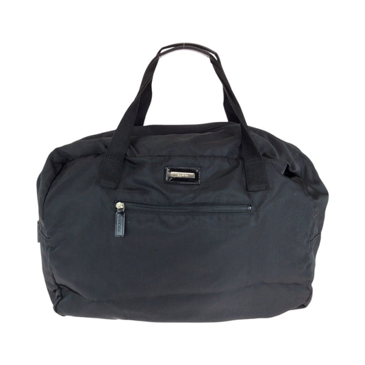 GUCCI Boston Duffel bag 012 0389 Nylon Black SilverMetal