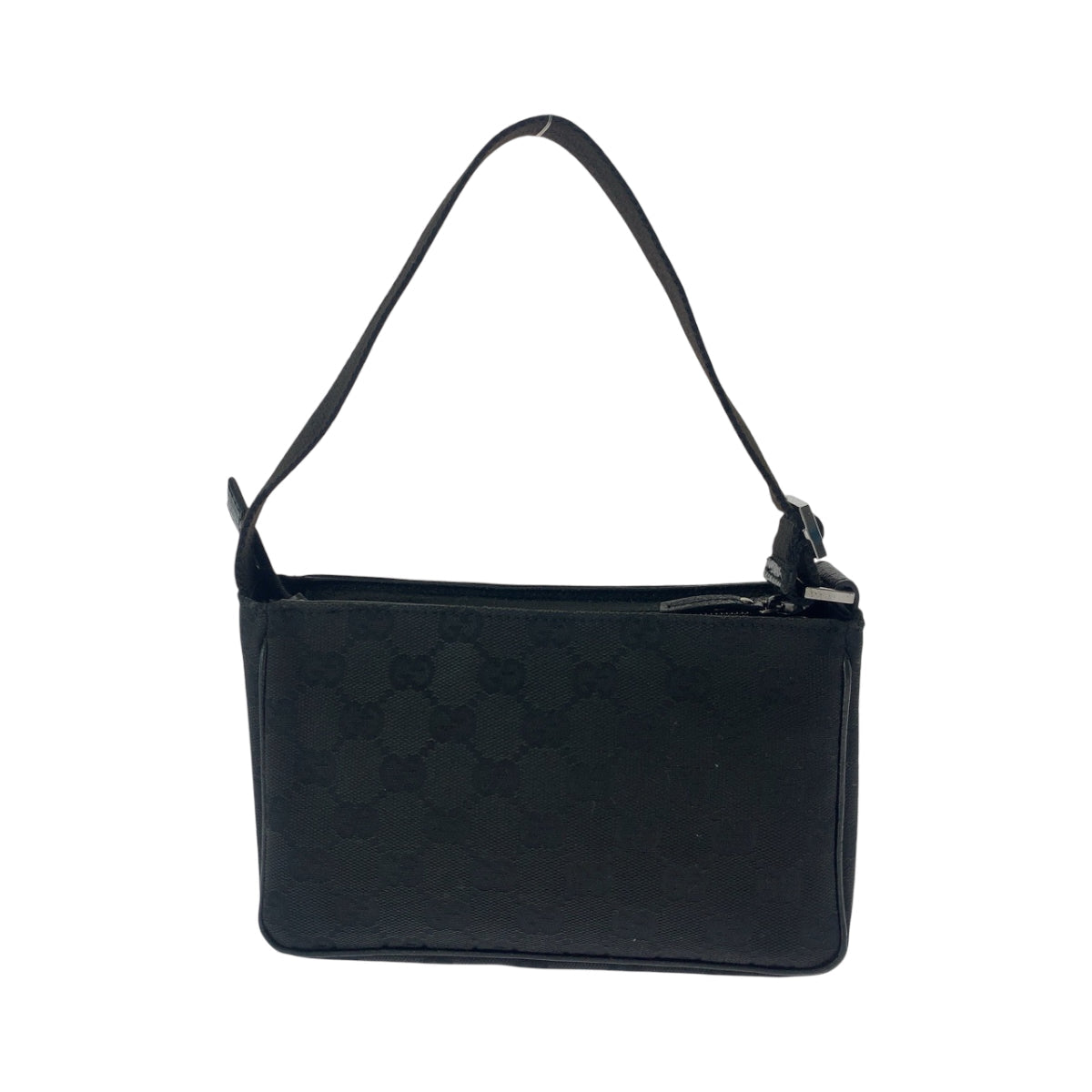 GUCCI Handbag 106644 GG canvas Black SilverMetal Handbag accessory pouch Women