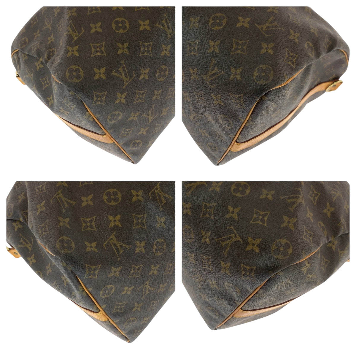 LOUIS VUITTON Shoulder Bag M41416 PVC Brown Gold Metal Shoulder Bag Boston Duffel bag 2way Monogram Keepall 50 bandouliere mens(Unisex)