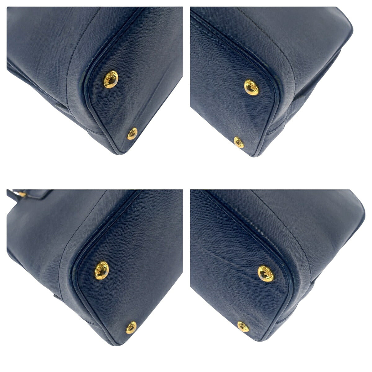 Prada Saffiano Triangle Logo Plate 2way Bag BL0537