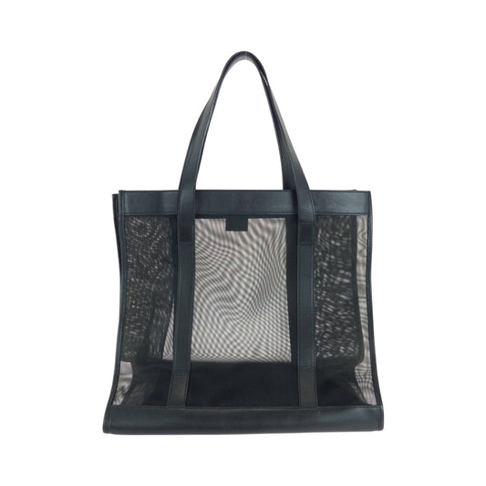 GUCCI Tote Bag 002 0404 Nylon Black black Tote Bag Shoulder Bag mesh Women