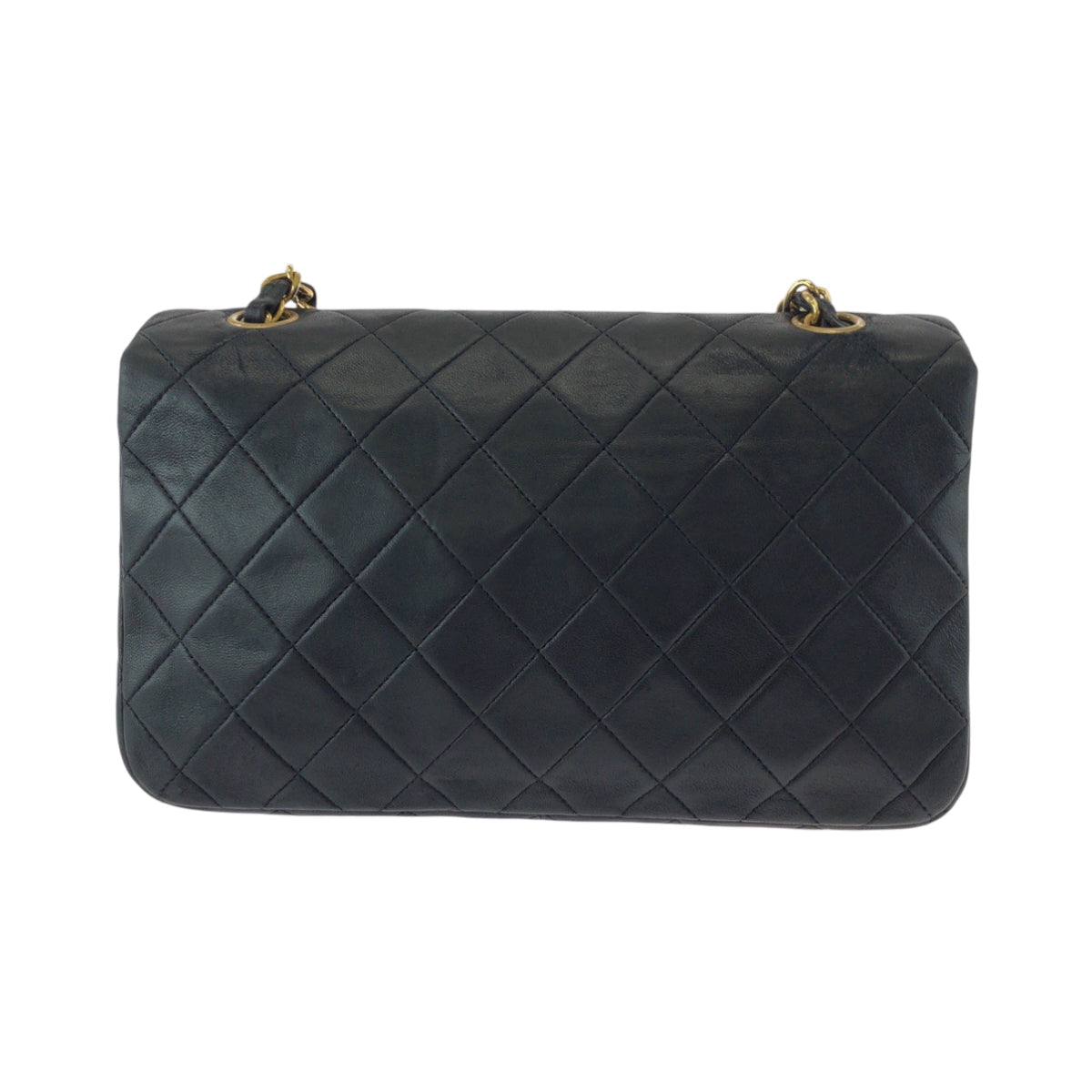 CHANEL Shoulder Bag lambskin Black GoldMetal ChainShoulder Bag Matrasse full flap COCO Mark Turnlock Women