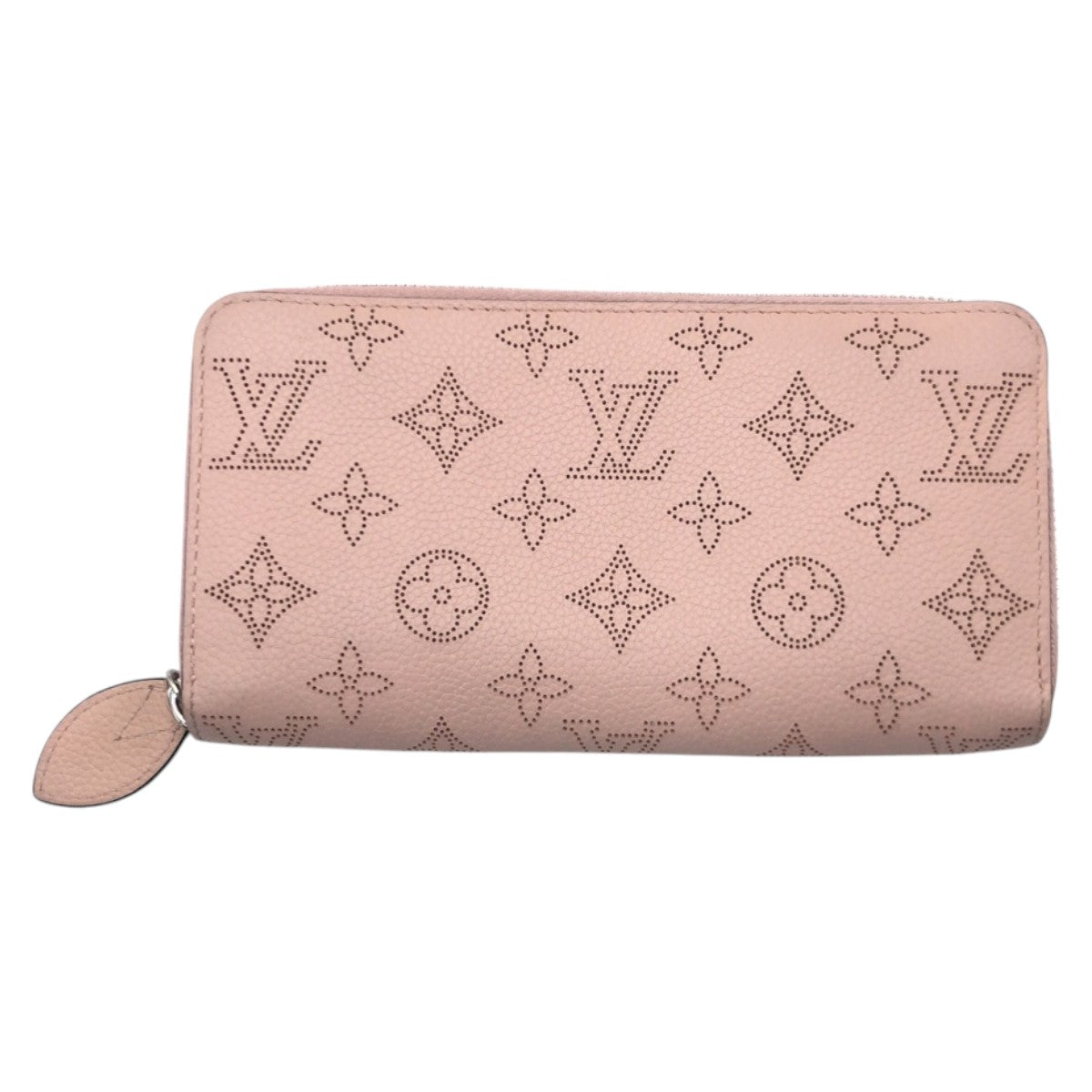 LOUIS VUITTON Long Wallet Purse M61868 leather Pink magnolia Long Wallet Purse Monogram Mahina Zippy Wallet Women