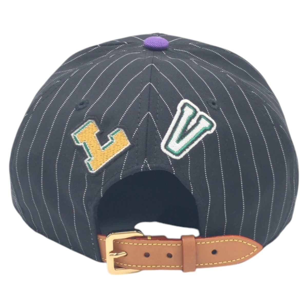 LOUIS VUITTON cap MP3407 cotton Black Purple Cap Hat Baseball Cap Unisex Crocomaltier Women