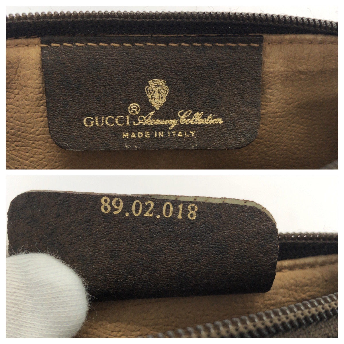 Gucci GG Supreme Old Gucci Sherry Line Shoulder Bag 89 02 018
