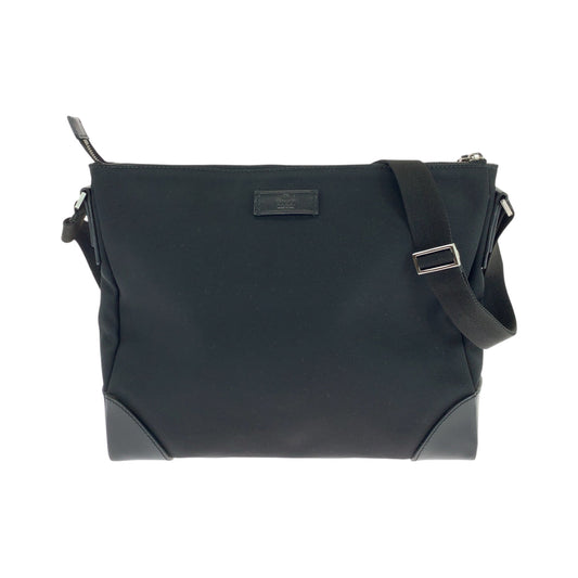 GUCCI Shoulder Bag 110054 Nylon Black SilverMetal Shoulder Bag Messenger bag Women