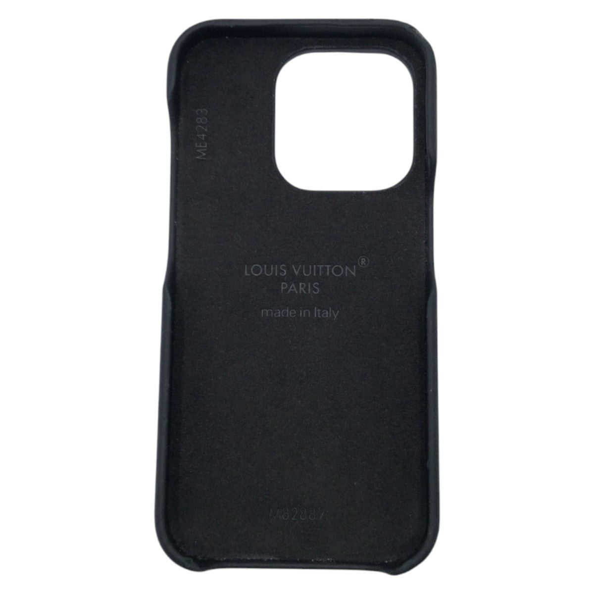LOUIS VUITTON iPhone case M82889 leather Black, Camel Monogram
