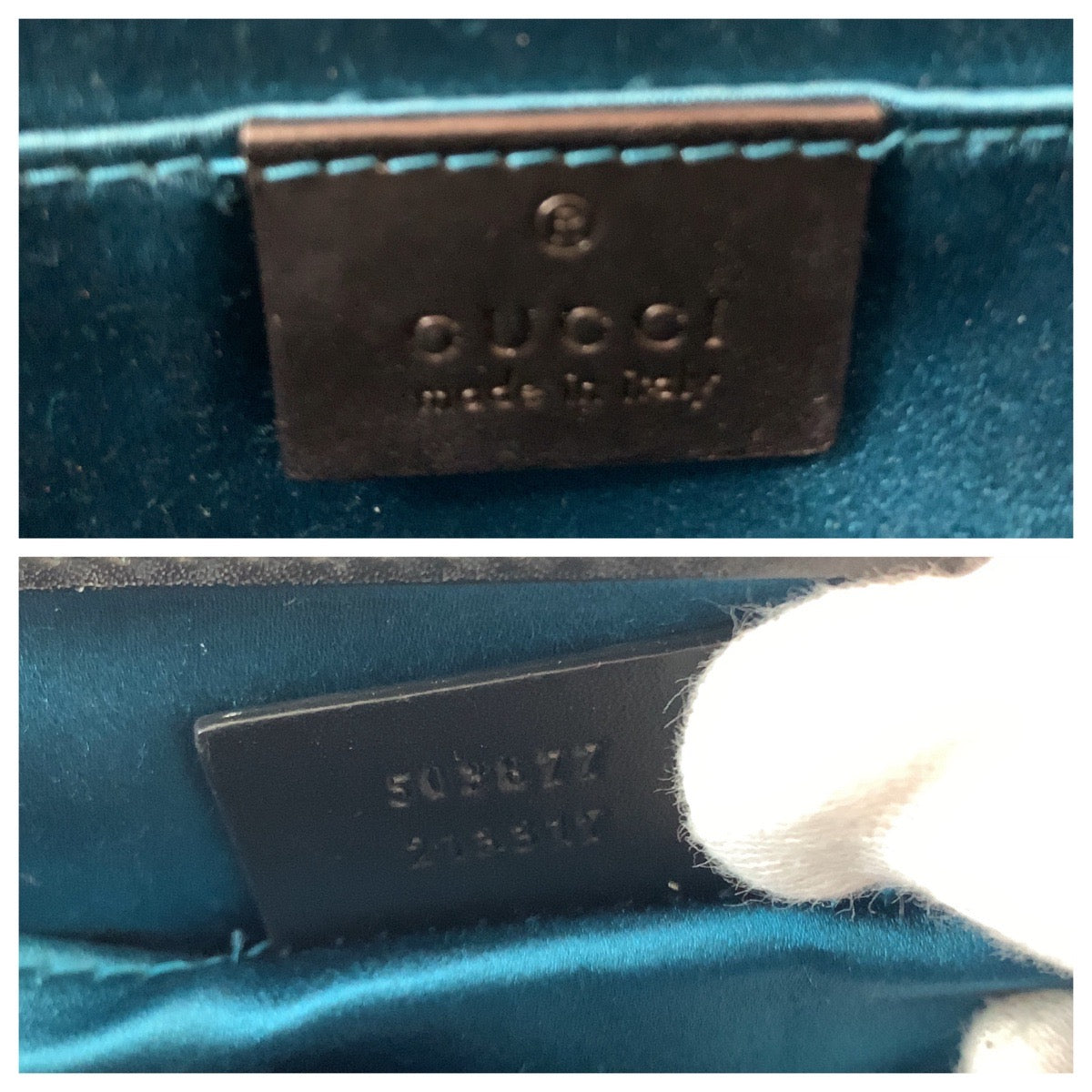Gucci Sylvie Suede Chain Shoulder Bag