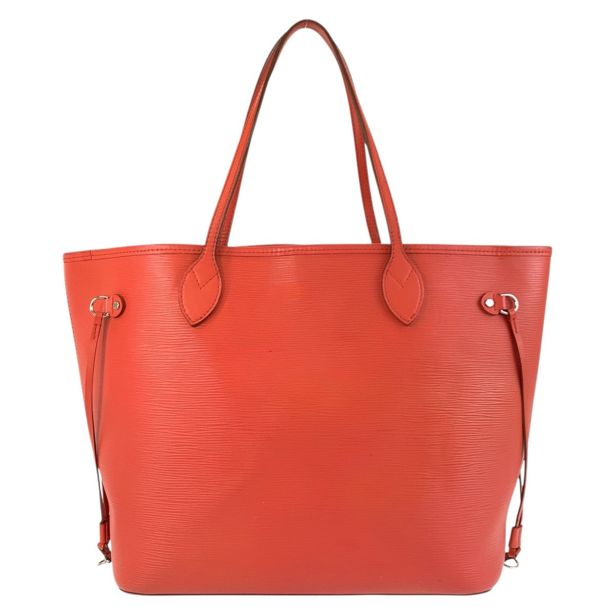 LOUIS VUITTON Tote Bag M40884 leather Orange SilverMetal Tote Bag Shoulder Bag Epi Neverfull MM Women