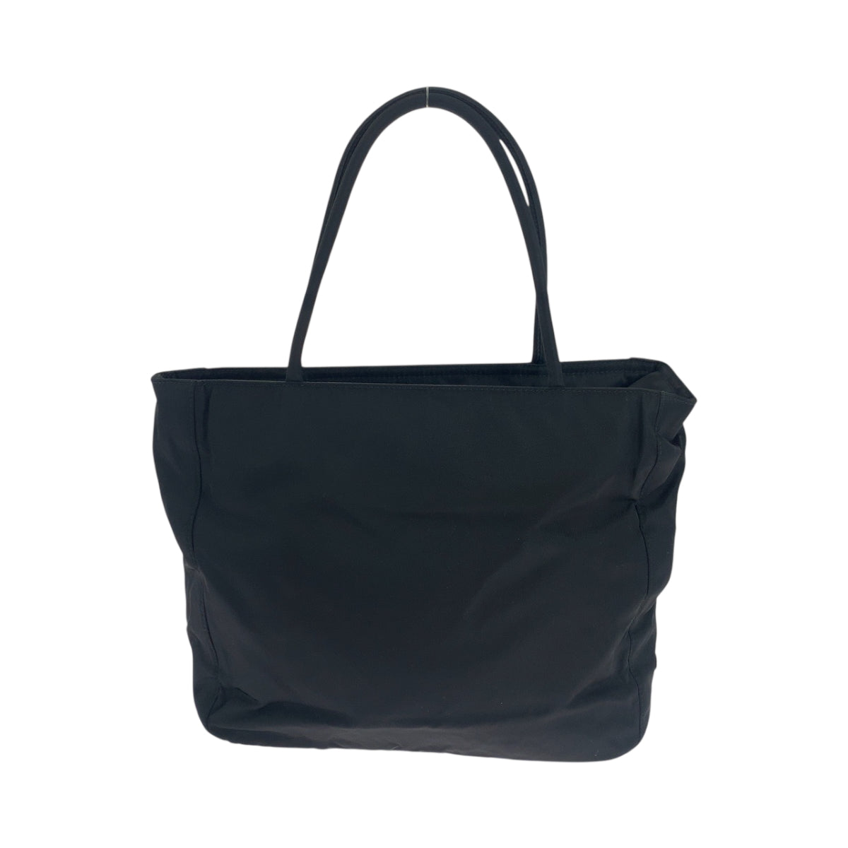 PRADA Tote Bag B8489 Nylon Black SilverMetal Tote Bag handbag Test Triangle With logo Women