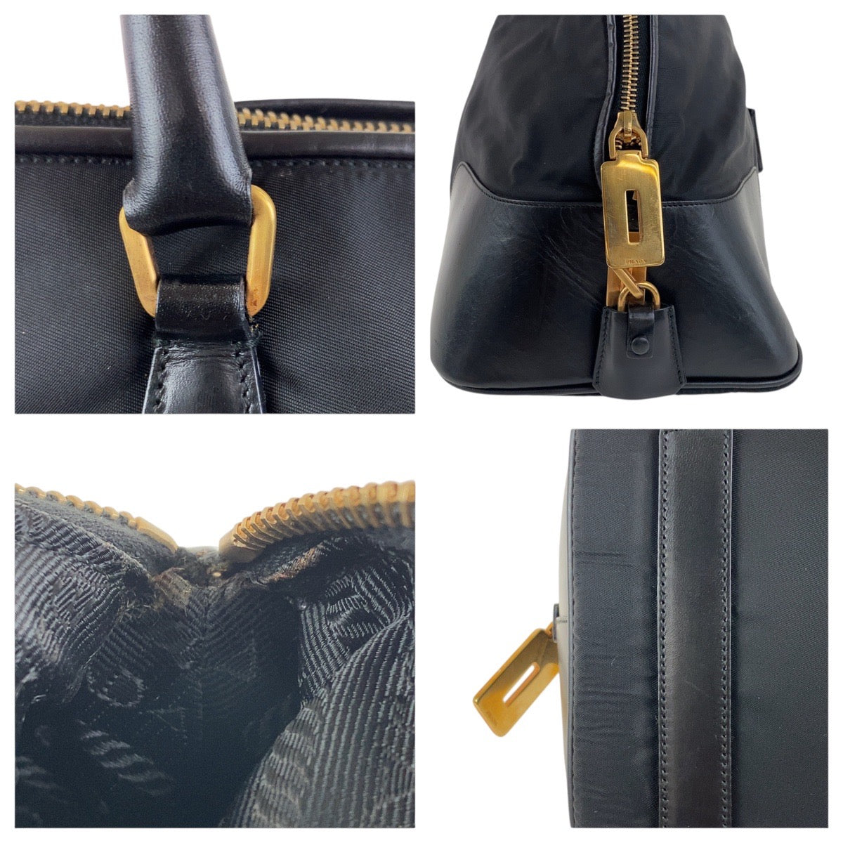 Prada Tessuto Nylon/Leather 2way Shoulder Bag