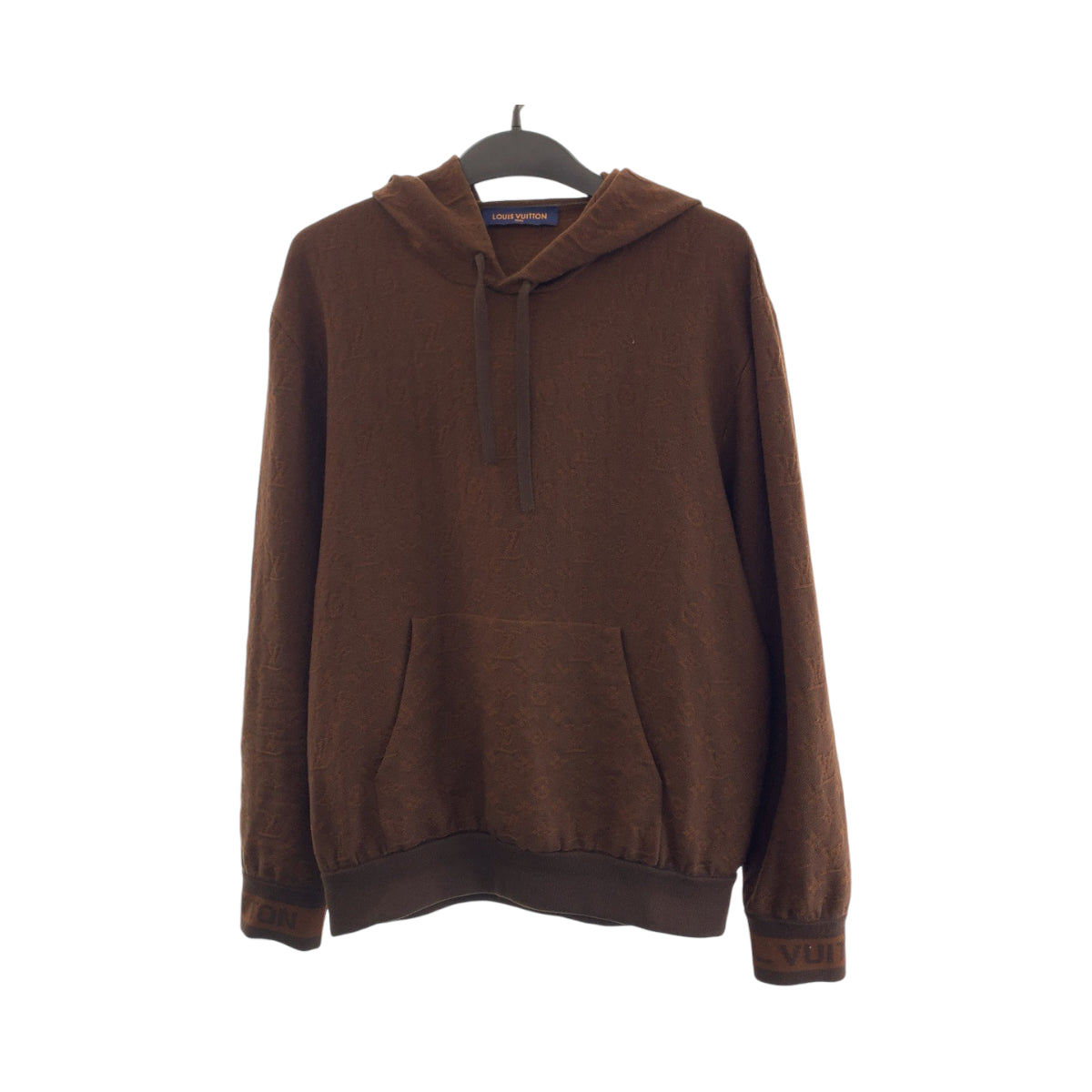 LOUIS VUITTON Hoodie RM212 AU7 HLN81W wool Brown Monogram L