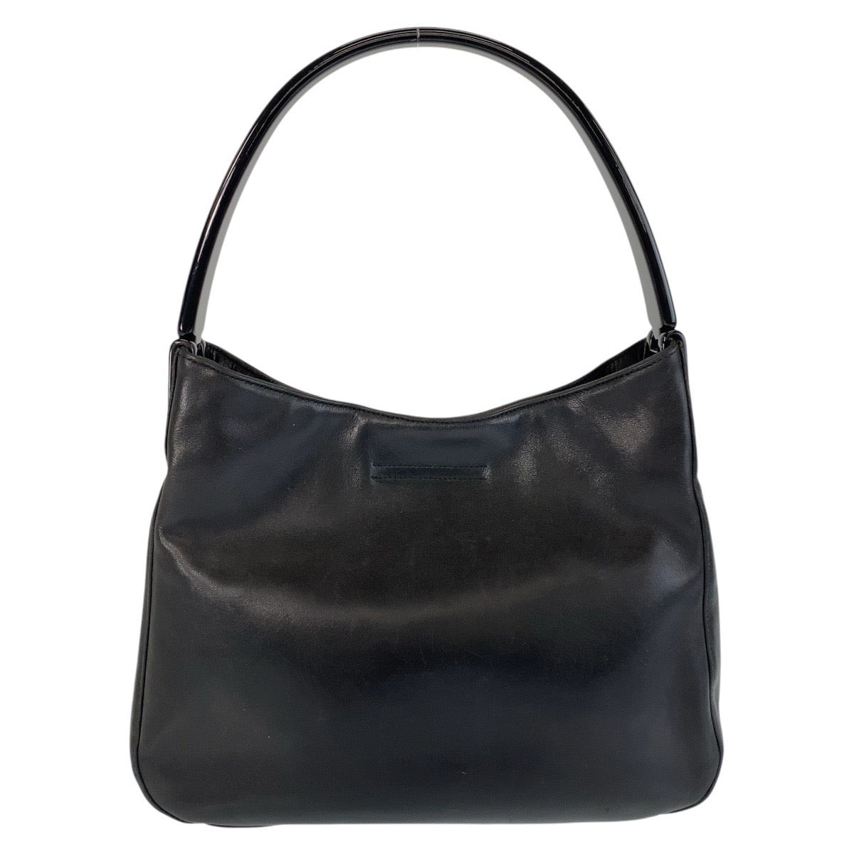 PRADA Shoulder Bag Leather, Plastic black Shoulder Bag Women