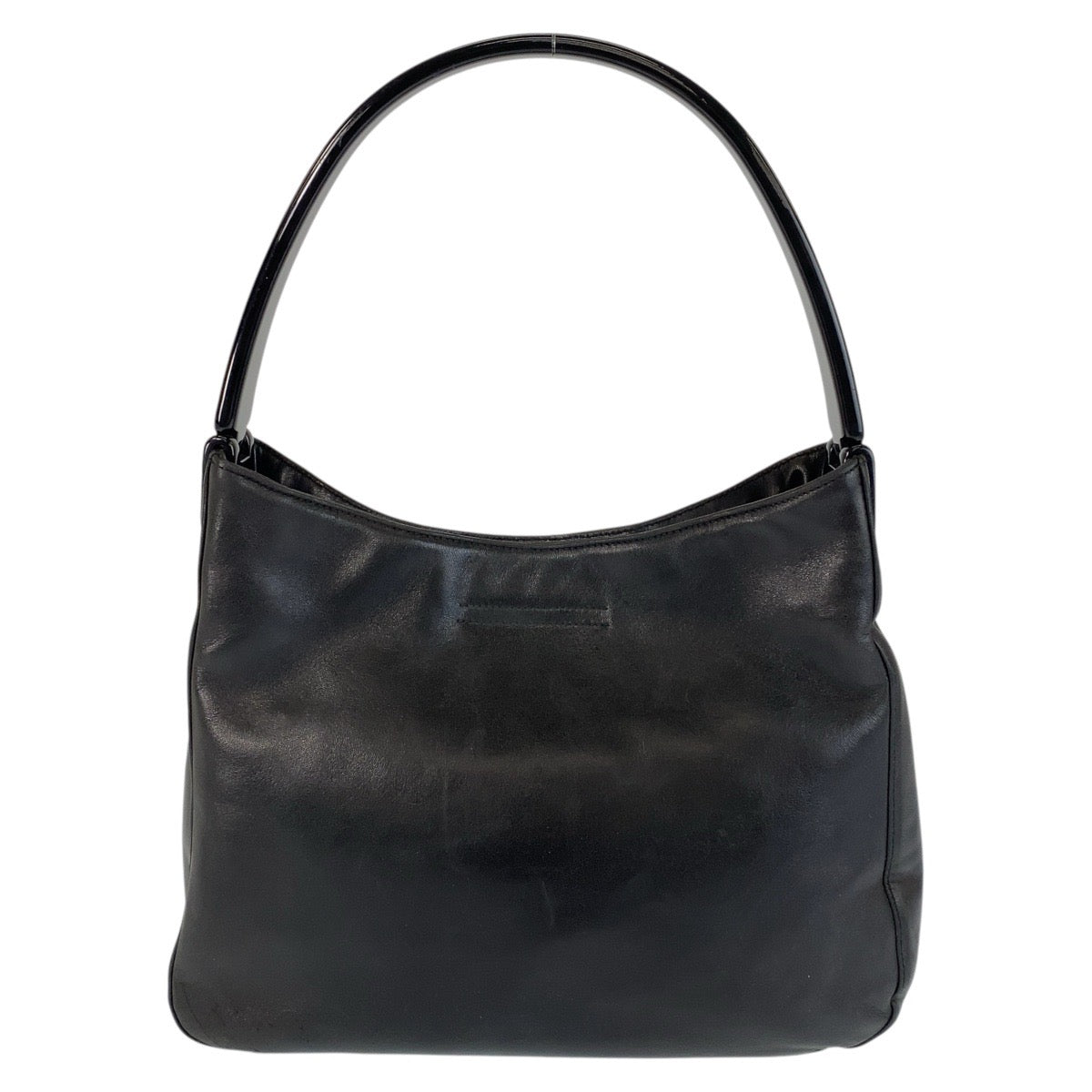 PRADA Shoulder Bag Leather, Plastic black Shoulder Bag Women