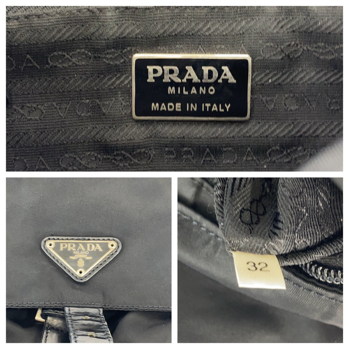 PRADA Shoulder Bag BT8994 Nylon black Crossbody Shoulder Bag Pochette Test Triangle With logo mens
