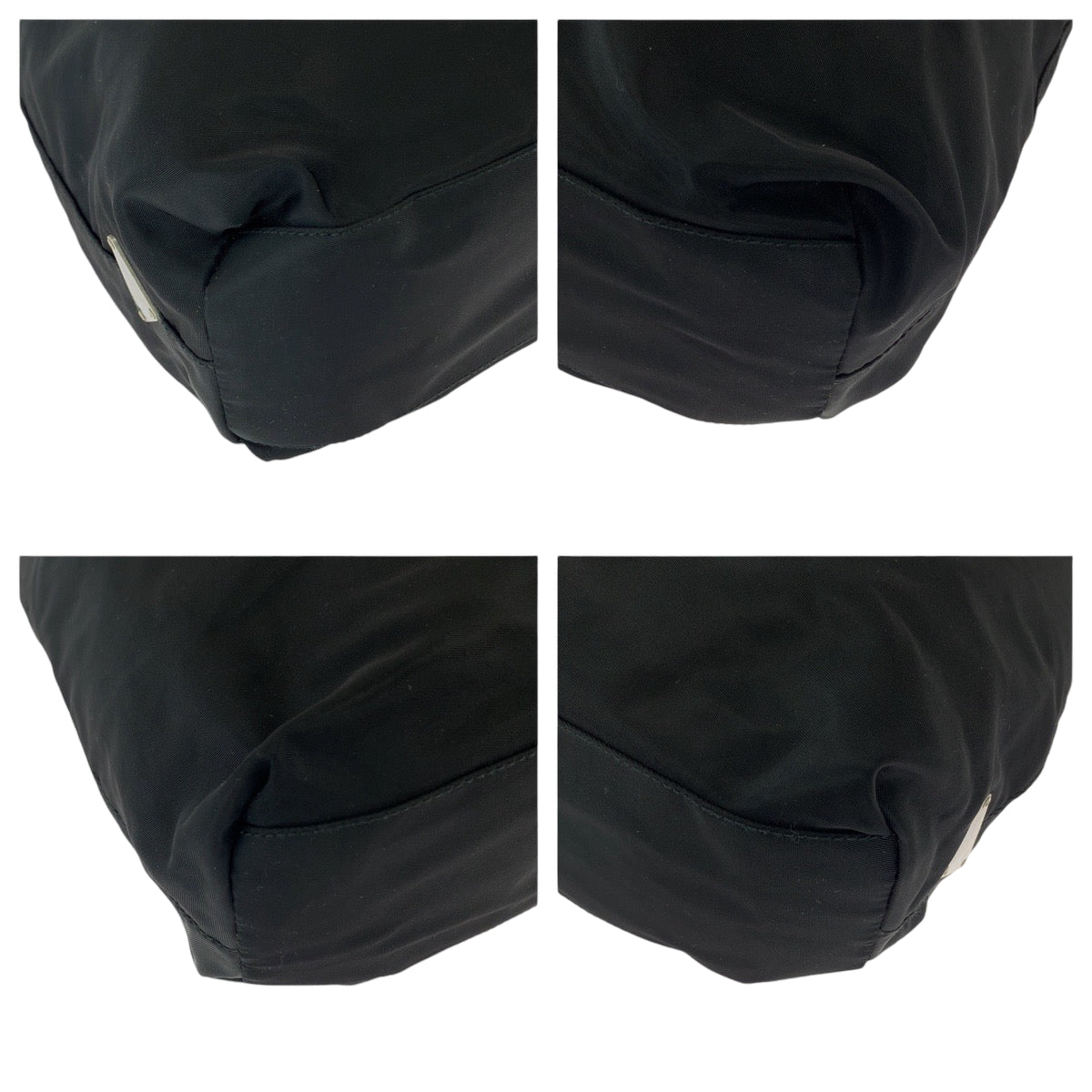 PRADA Shoulder Bag Nylon black One Shoulder Bag Test Triangle With logo plastic handle Women