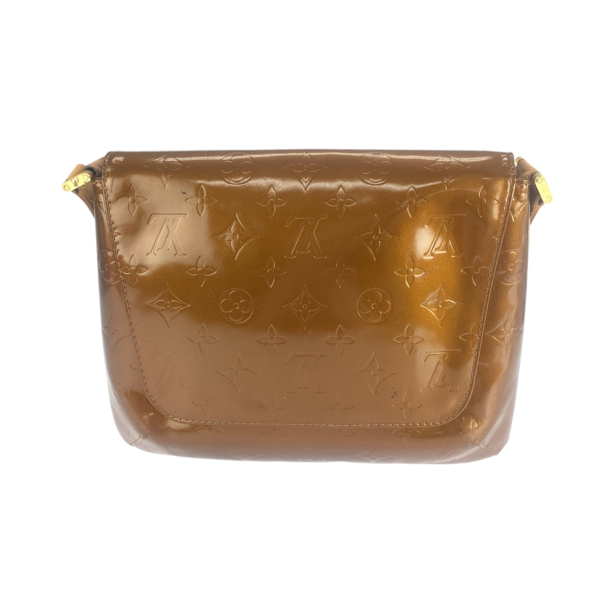 LOUIS VUITTON Shoulder Bag M91301 Patent leather bronze Shoulder Bag Shoulder Bag Vernis Thompson Street Women