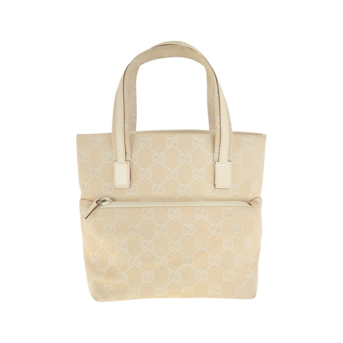 GUCCI Tote Bag 002.1079 GG canvas Beige Ivory Tote Bag handbag Women