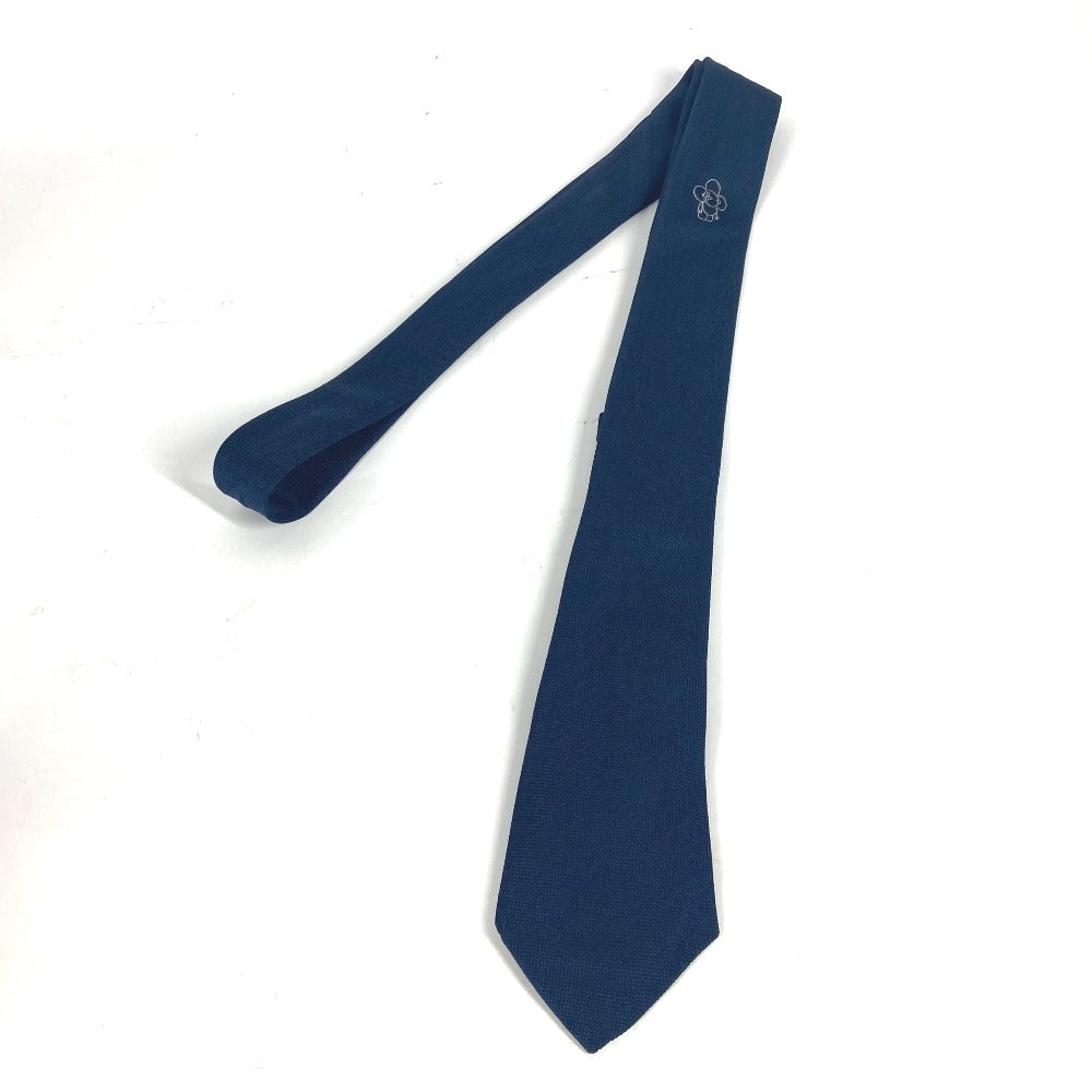 LOUIS VUITTON tie M77007 silk Navy Cravat Vivienne mens
