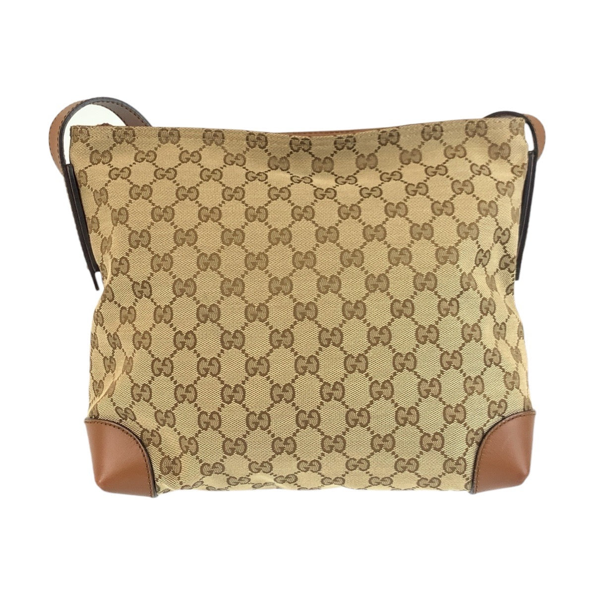 Gucci GG Canvas Leather Shoulder Bag