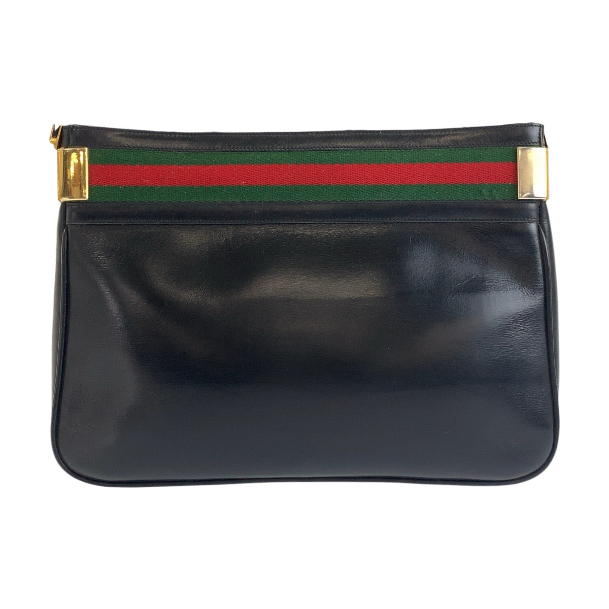 Gucci Vintage Sheline Line Leather Shoulder Bag
