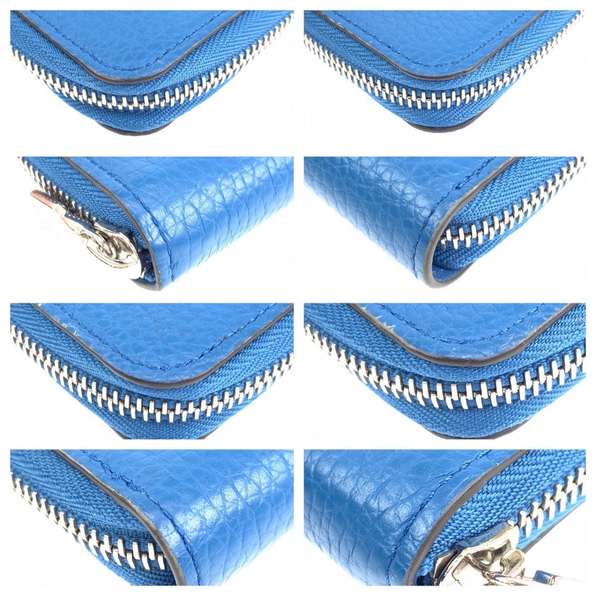 LOUIS VUITTON Long Wallet Purse M58411 leather blue Long Wallet Purse Zip Around Taurillon Clemence Leather Zippy Wallet Vertical mens