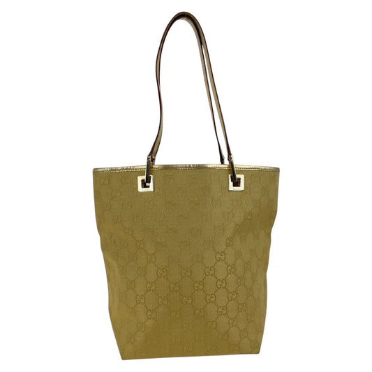 GUCCI Shoulder Bag 002 1099 GG canvas, leather gold Shoulder Bag Tote Bag Women