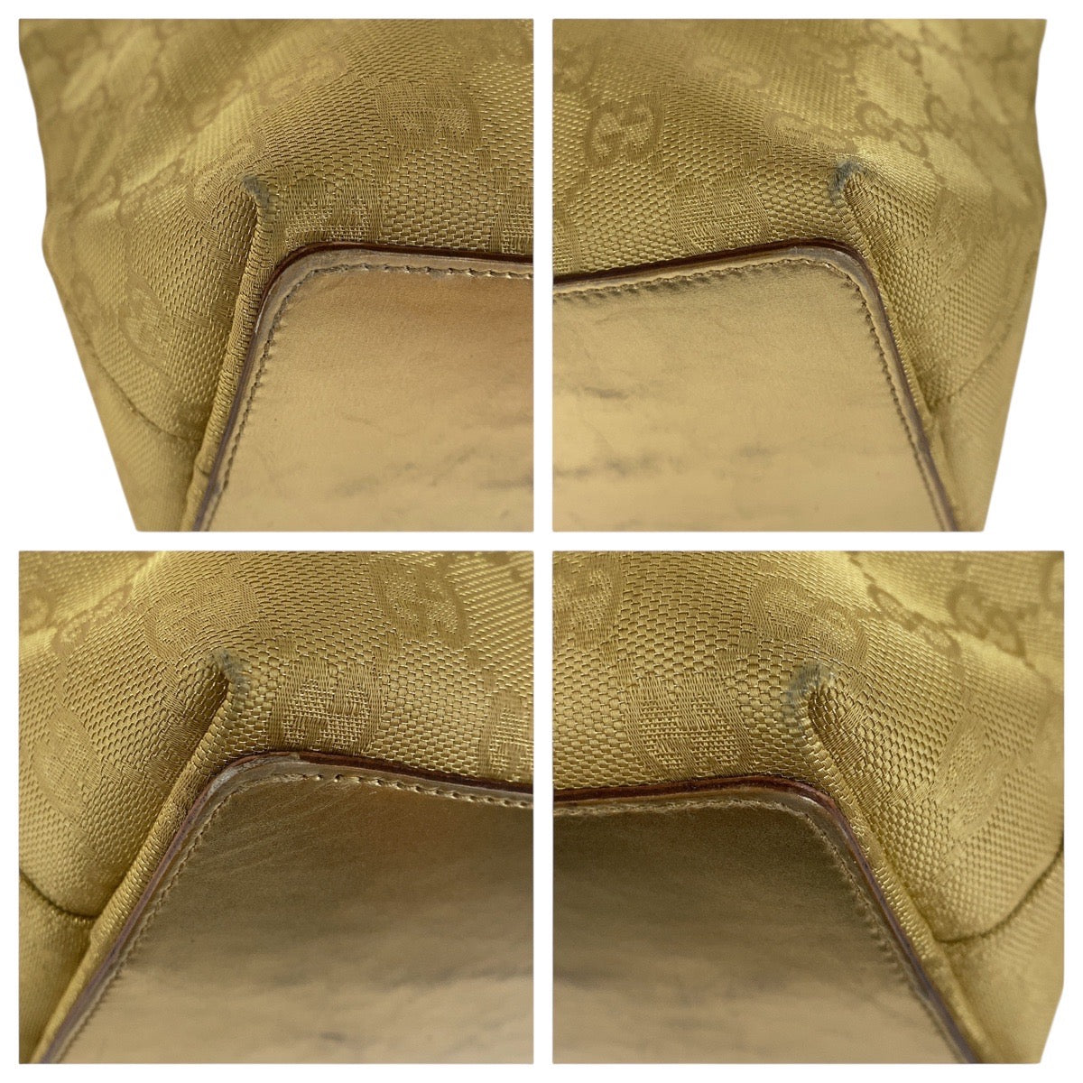 GUCCI Shoulder Bag 002 1099 GG canvas, leather gold Shoulder Bag Tote Bag Women