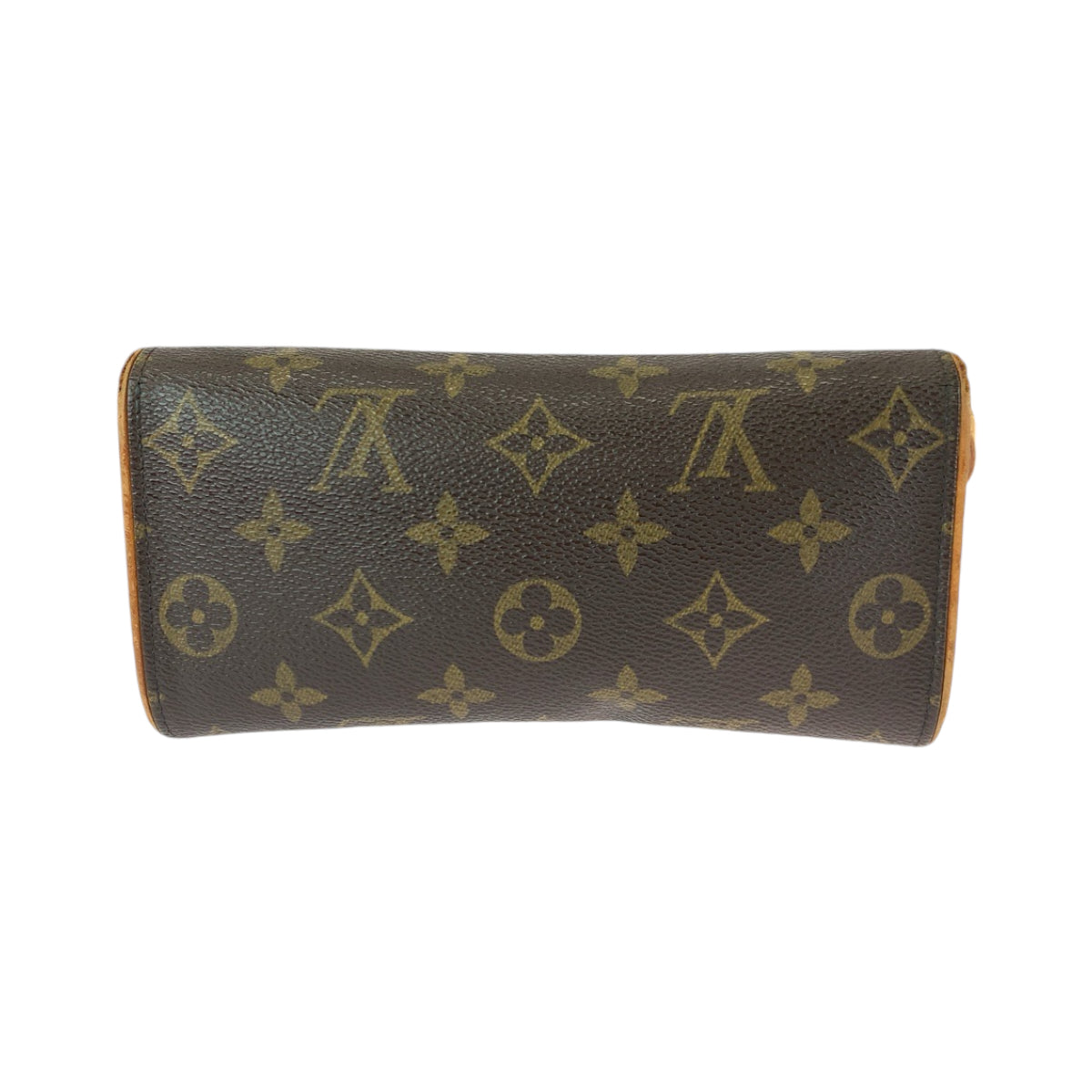 LOUIS VUITTON Shoulder Bag M51854 PVC Brown Gold Metal Shoulder Bag pochette Monogram Pochette Twin PM Women