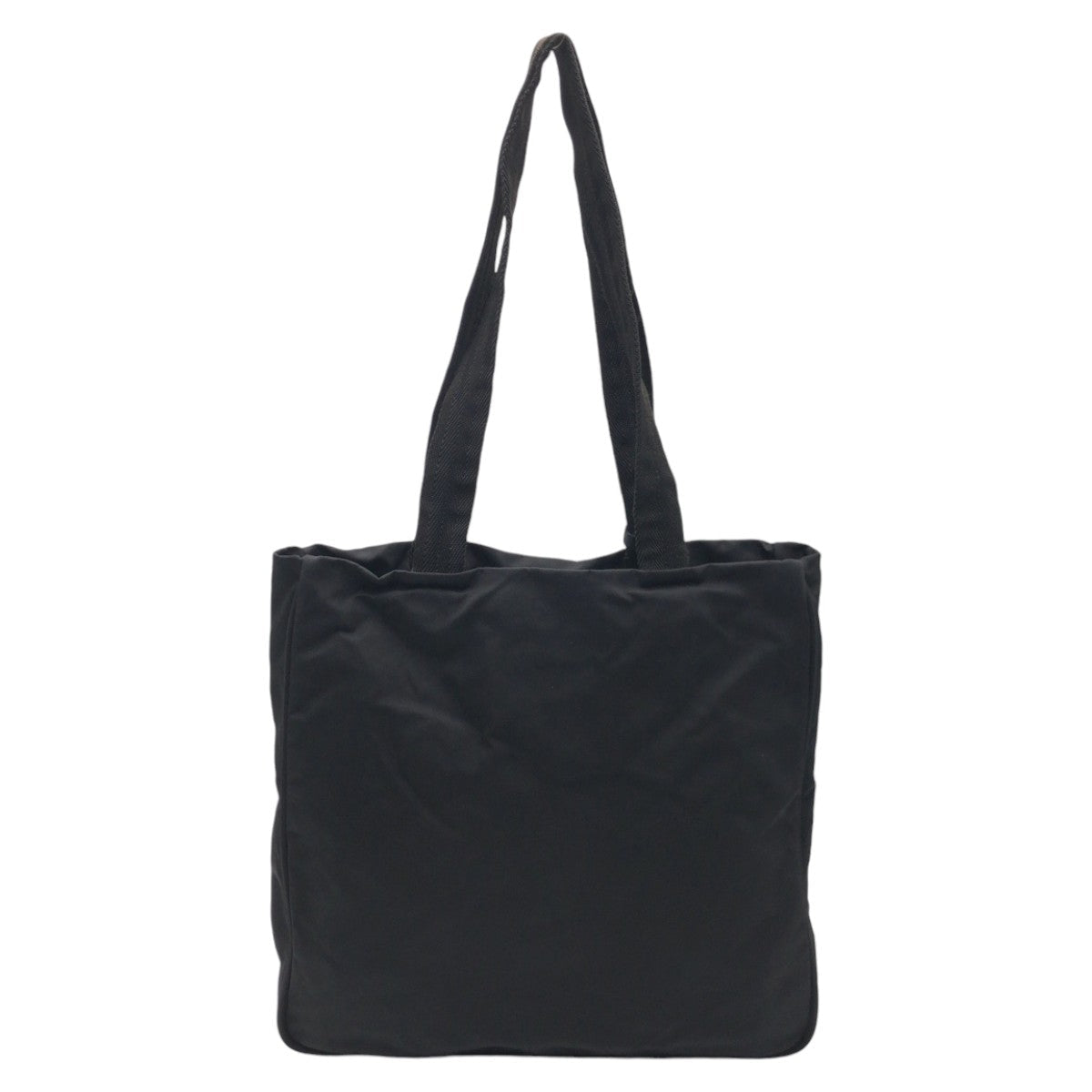 PRADA Tote Bag Nylon Black black Tote Bag Shoulder Bag Handbag Test Triangular logo Women