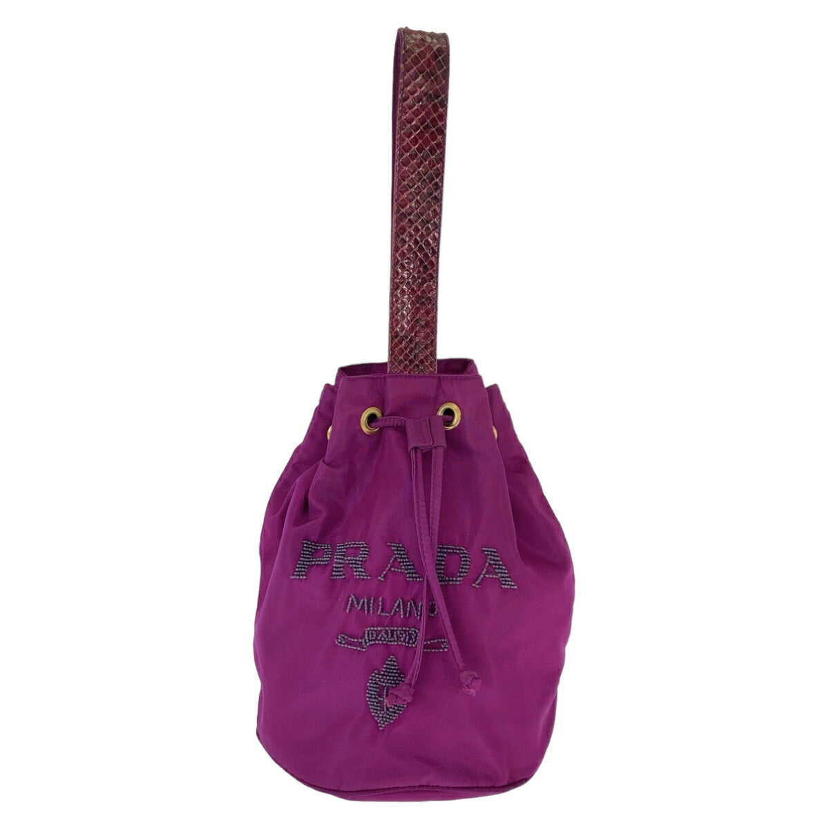 Prada Tessuto Python 2way shoulder bag
