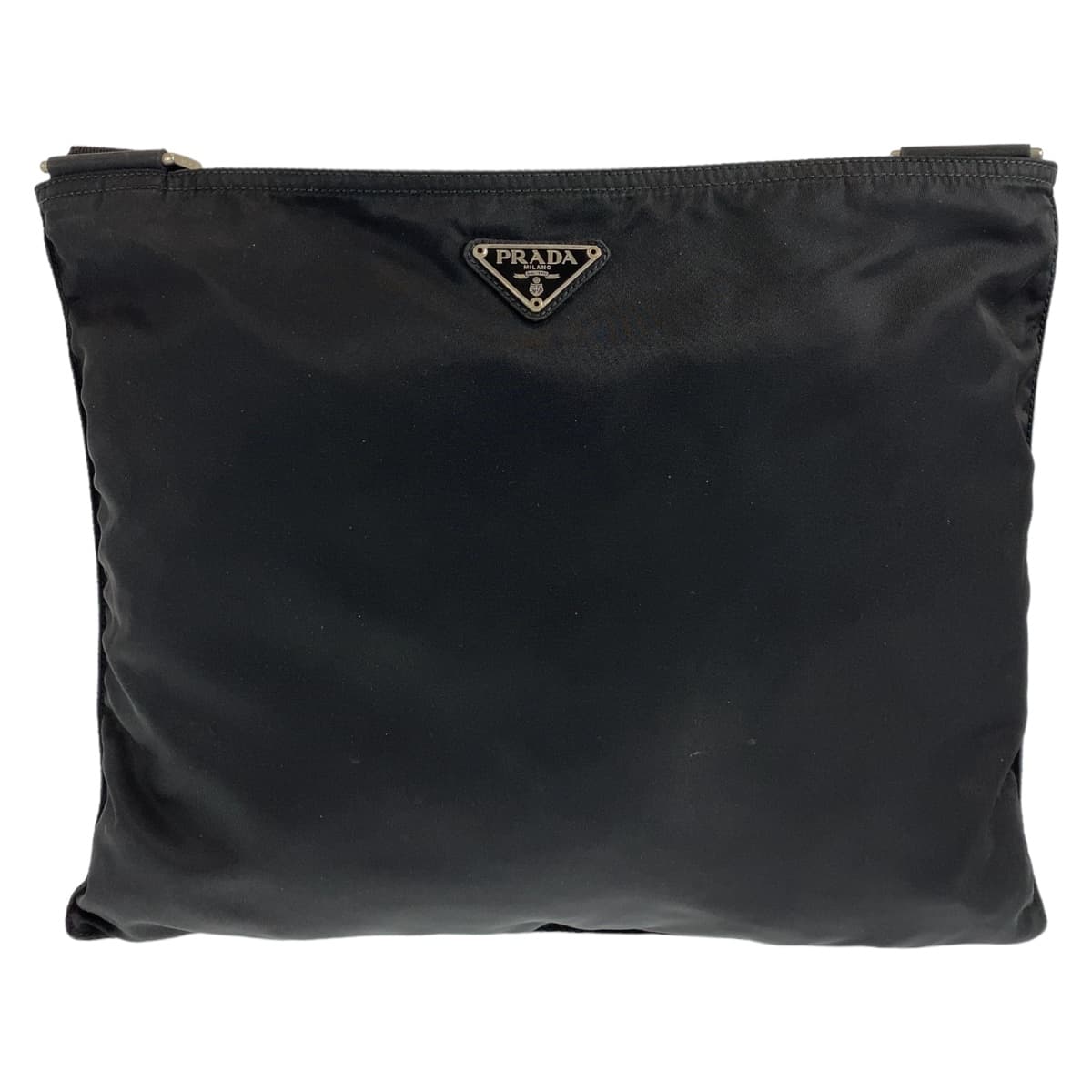 PRADA Shoulder Bag Nylon black Shoulder Bag Sacoche Test Triangle With logo Women