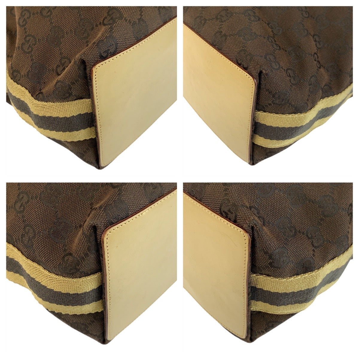 Gucci GG Canvas Leather 2way Bag