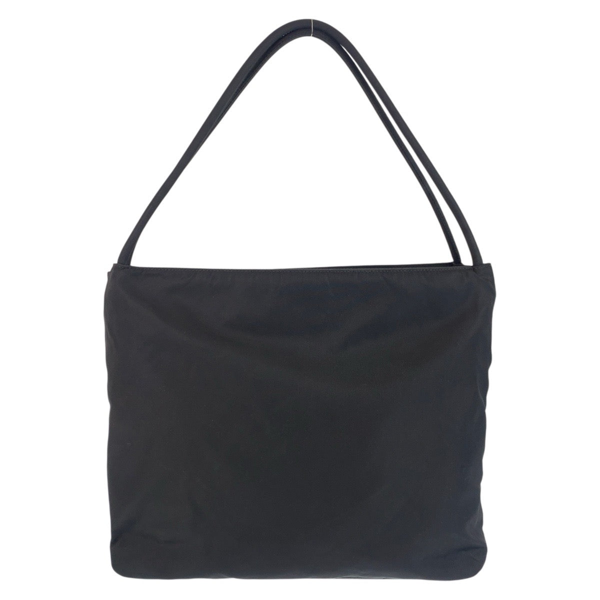 PRADA Tote Bag Nylon black Tote Bag Shoulder Bag Test Triangle With logo Women