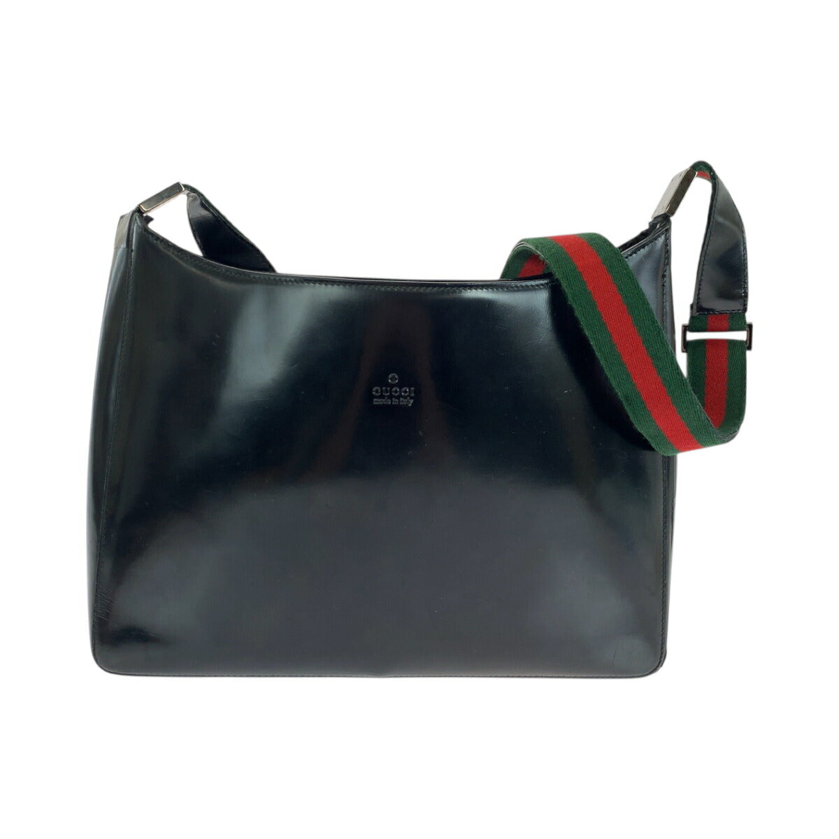Gucci Sherry Line Patent Leather Shoulder Bag