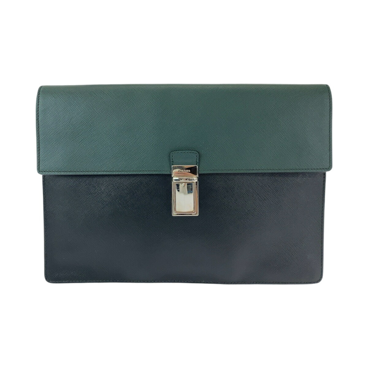 Prada Saffiano Leather Clutch Bag