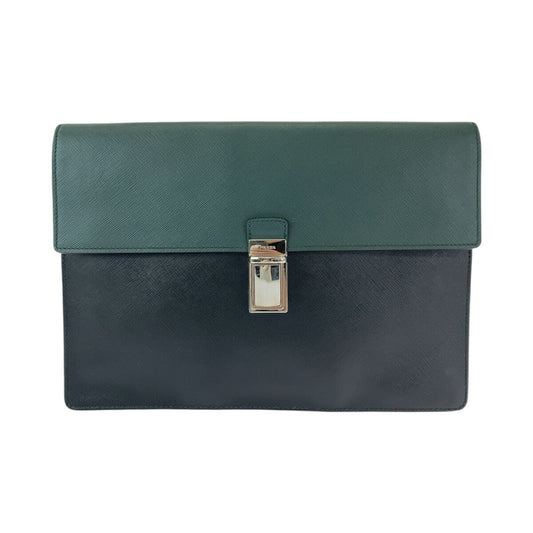 Prada Saffiano Leather Clutch Bag