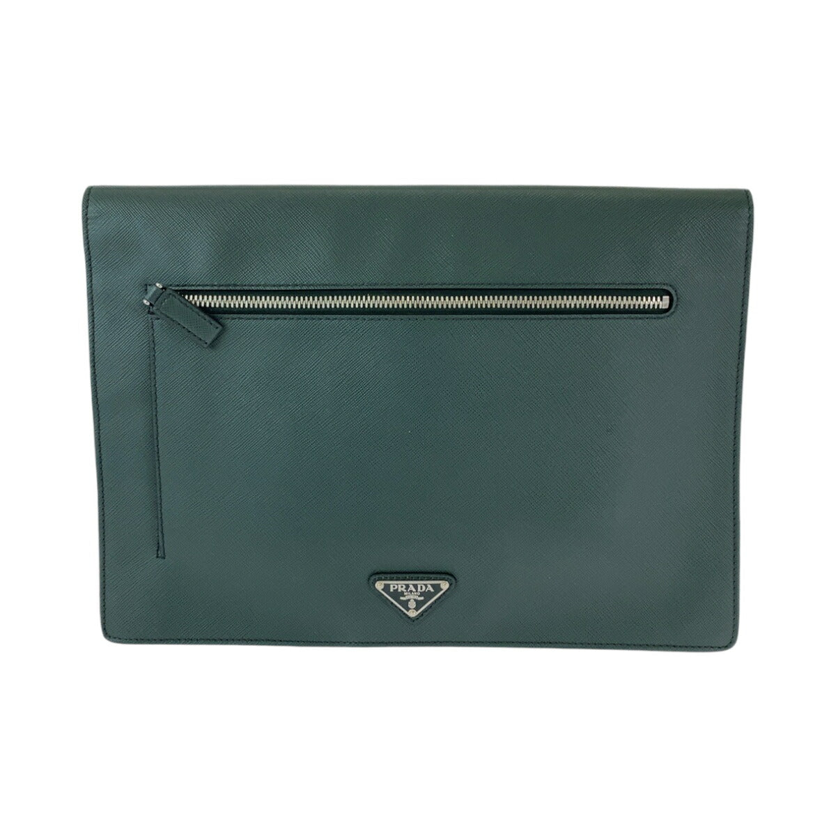 Prada Saffiano Leather Clutch Bag