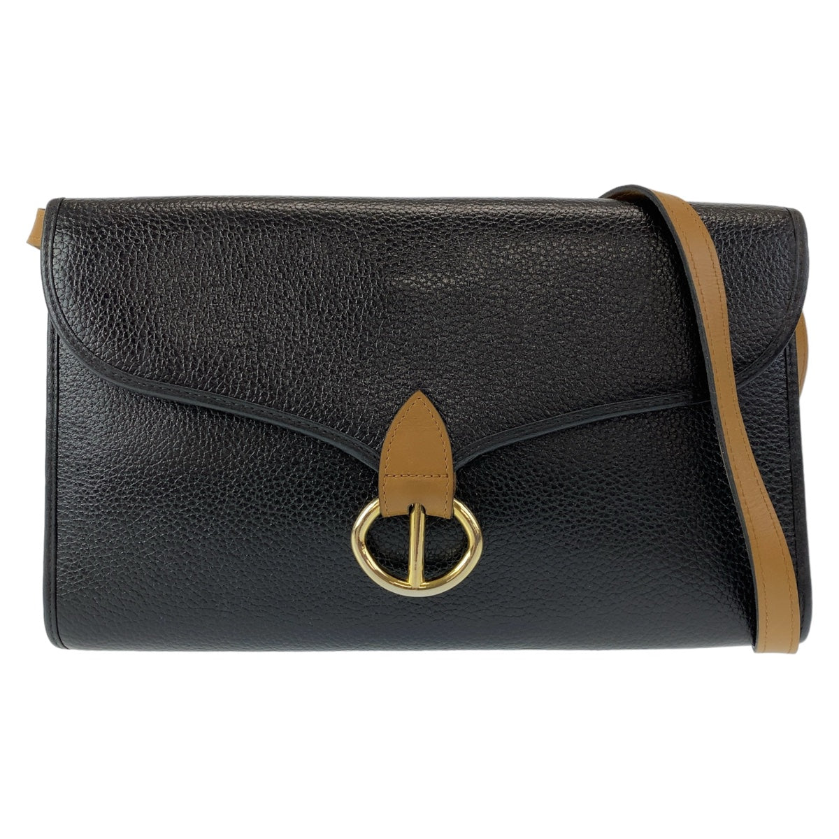 Christian Dior Shoulder Bag leather black Shoulder Bag pochette Women