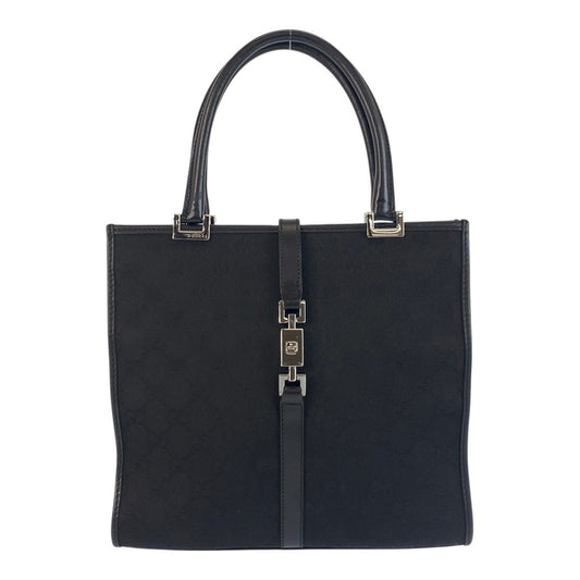 GUCCI Handbag 002 1065 GG canvas, leather black Handbag Tote Bag Jackie Women
