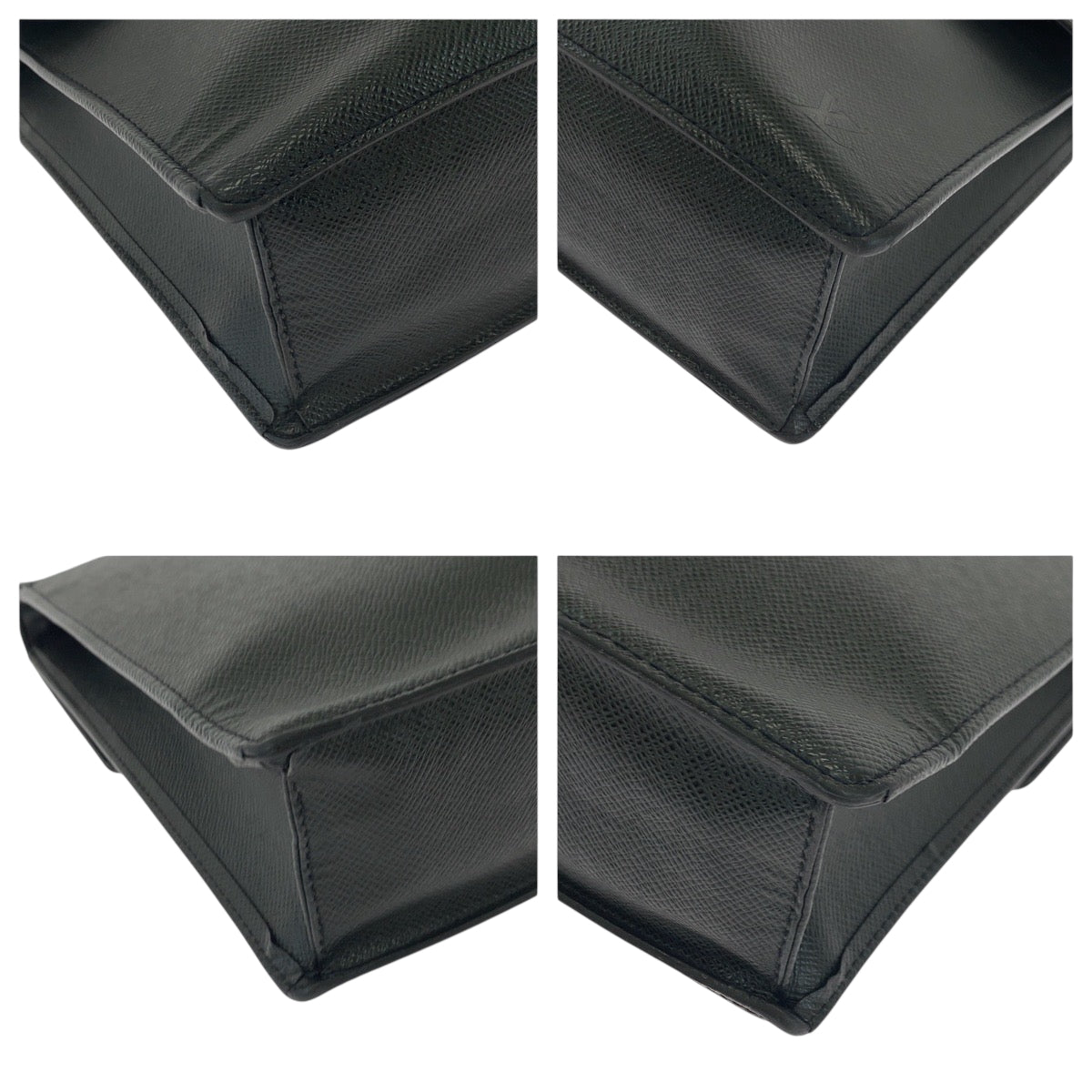 LOUIS VUITTON Business bag M30772 Taiga Ardoise Black SilverMetal Business bag handbag Taiga Angara mens