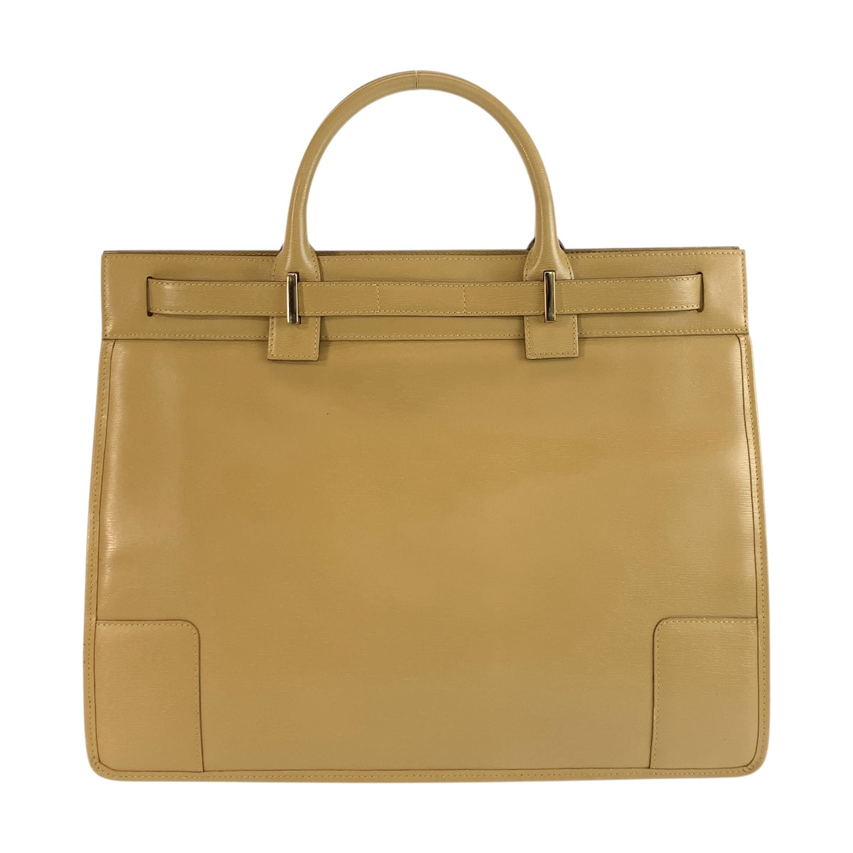 GUCCI Business bag 002 1090 leather Beige Gold Metal Business bag Tote Bag Women