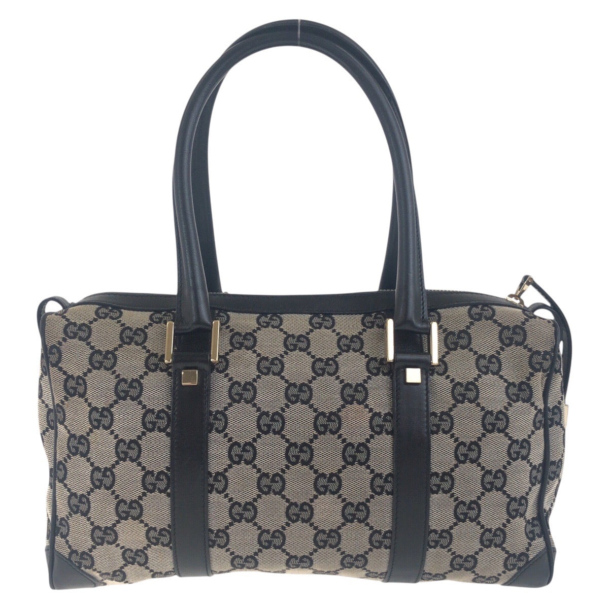 Gucci GG Canvas Leather Handbag