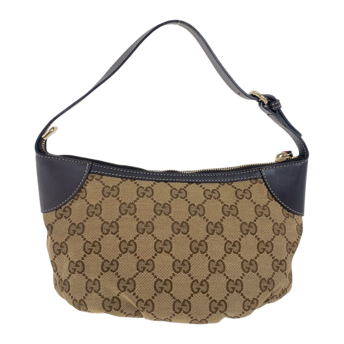 GUCCI Handbag 224098 GG canvas Beige Gold Metal Sherry line