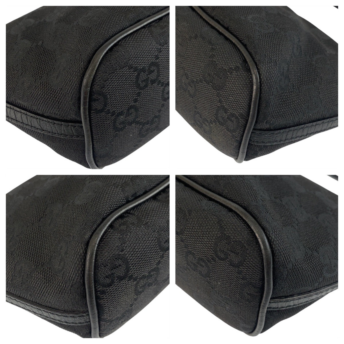 Gucci GG Canvas Leather Handbag